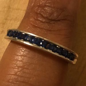 Sterling silver Sapphire ring